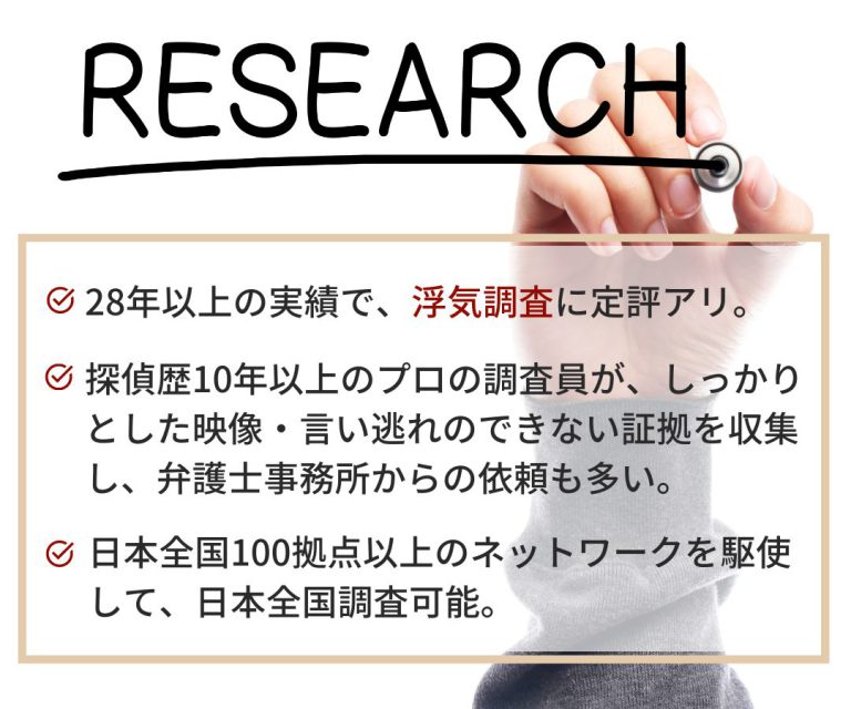 ガルエージェンシー福岡中央は浮気調査に自信あり